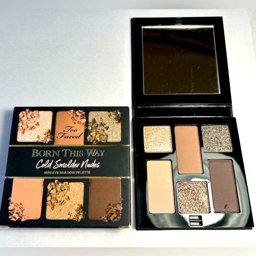 NWT🌷Too Faced Mini Born This Way Complexion Inspired Eyeshadow Palette “Cool”
